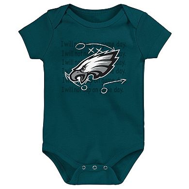Newborn & Infant Philadelphia Eagles Team Starter 3-Pack Bodysuit Set