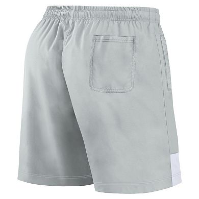 Men's Fanatics Gray Miami Dolphins Elements Shorts