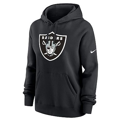 Women's Nike Black Las Vegas Raiders Club Fleece Pullover Hoodie