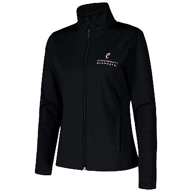 Women's Under Armour Black Cincinnati Bearcats Sweat-Wicking Soft Motion Full-Zip Jacket