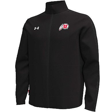 Men's Under Armour Black Utah Utes Command Full-Zip Jacket