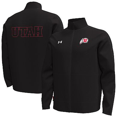 Men's Under Armour Black Utah Utes Command Full-Zip Jacket