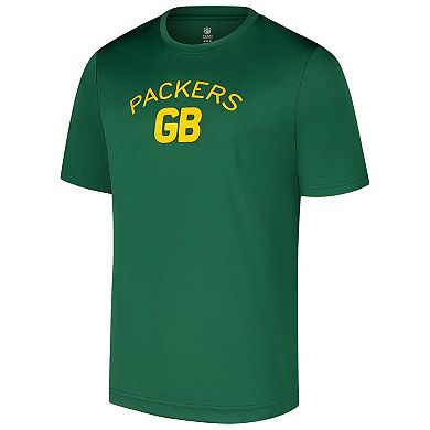 Men's Green Green Bay Packers Stadium Retro T-Shirt