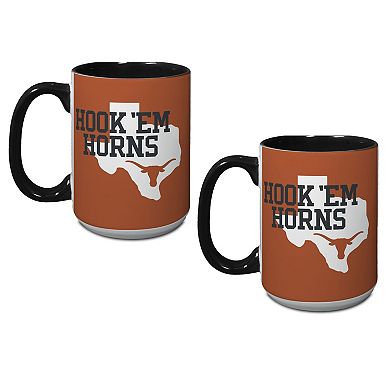 Texas Longhorns 15oz. Hometown Coffee Mug Two-Pack