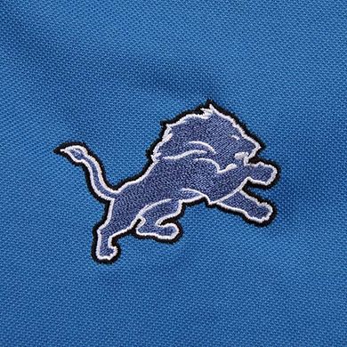 Antigua Detroit Lions Pique Xtra-Lite Polo - Light Blue