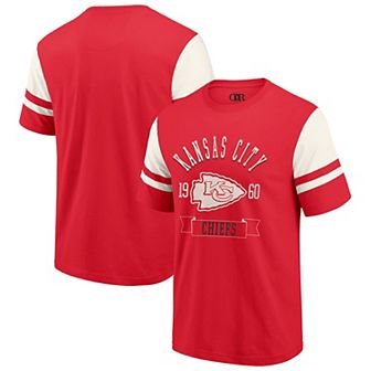 Men's Darius Rucker Collection by Fanatics Red Kansas City Chiefs Football T-Shirt