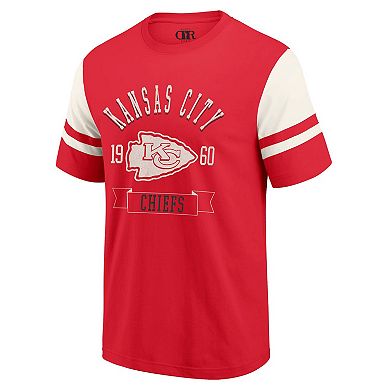 Men's Darius Rucker Collection by Fanatics Red Kansas City Chiefs Football T-Shirt