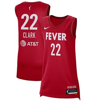 Unisex Nike Caitlin Clark Red Indiana Fever 2024 WNBA Draft Rebel Edition Victory Player Jersey
