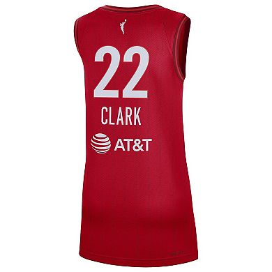 Unisex Nike Caitlin Clark Red Indiana Fever 2024 WNBA Draft Rebel Edition Victory Player Jersey