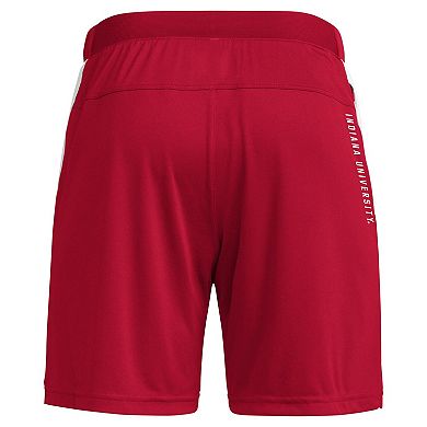 "Men's adidas Crimson Indiana Hoosiers Designed for Training 7"" AEROREADY Shorts"