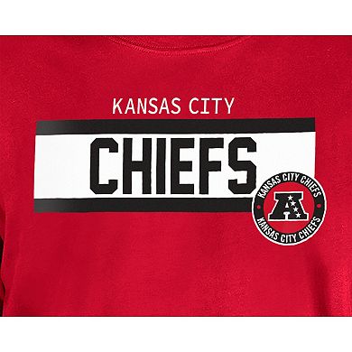 Men's New Era Red Kansas City Chiefs 3rd Down Domestic T-Shirt
