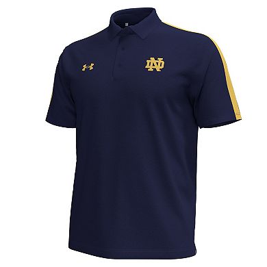 Men's Under Armour Navy Notre Dame Fighting Irish Pinnacle Performance Polo
