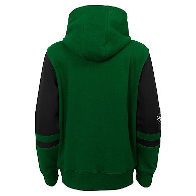 Preschool Green New York Jets Stadium Color Block Full-Zip Hoodie