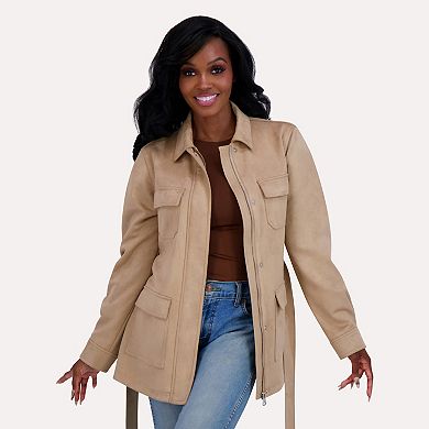 Juniors' madden girl Utility Jacket