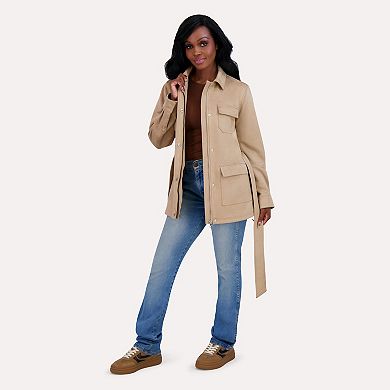 Juniors' madden girl Utility Jacket