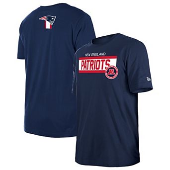 Men's New Era Navy New England Patriots 3rd Down Domestic T-Shirt