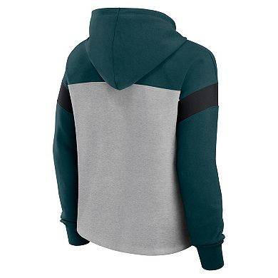 Women's Fanatics Heather Gray/Midnight Green Philadelphia Eagles Bold