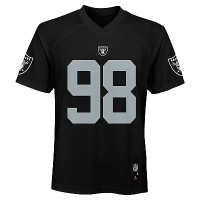 Youth Maxx Crosby Black Las Vegas Raiders Replica Player Jersey
