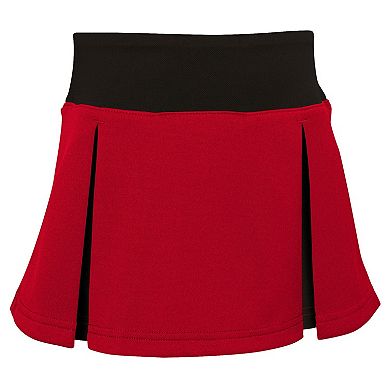 Girls Preschool Red Atlanta Falcons Spirit Cheerleader Two-Piece Set with Bloomers