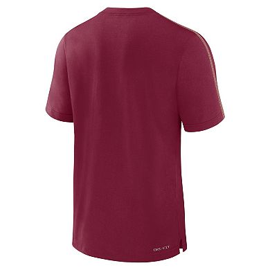 Men's Nike Garnet Florida State Seminoles 2024/25 Sideline Player Performance Tri-Blend T-Shirt
