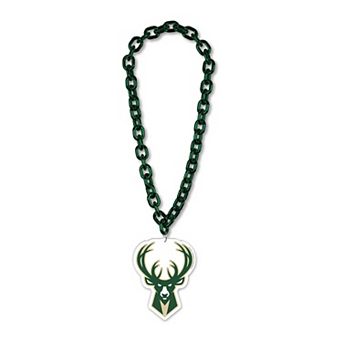 WinCraft Milwaukee Bucks Big Chain Logo Necklace