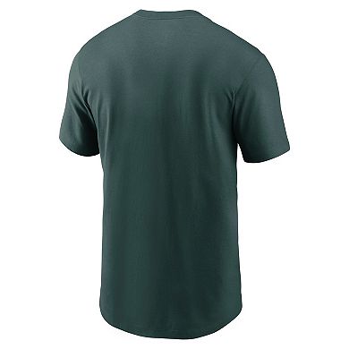 Men's Nike Green Michigan State Spartans Legacy Football Icon T-Shirt