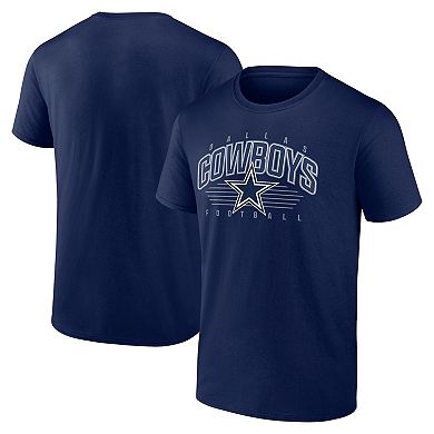Men's Fanatics Navy Dallas Cowboys Line Clash T-Shirt