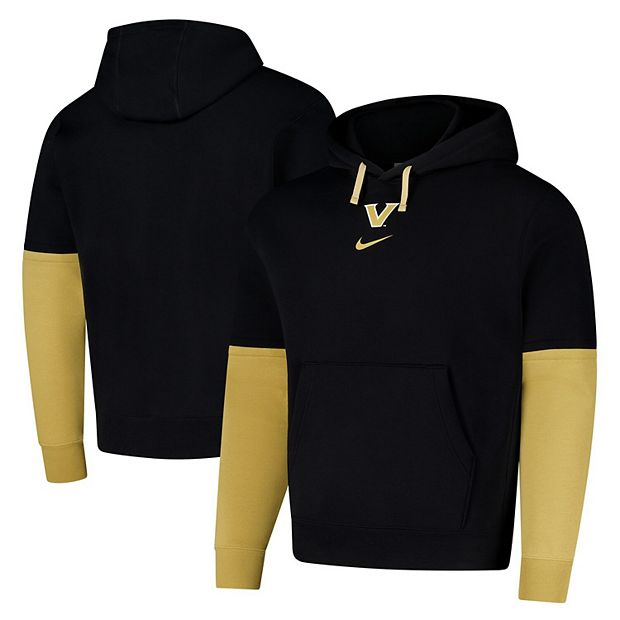 Men s Nike Black Vanderbilt Commodores 2024 Sideline Club Fleece Pullover Hoodie