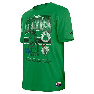 Men's New Era Kelly Green Boston Celtics Enzyme Wash Oversized T-Shirt