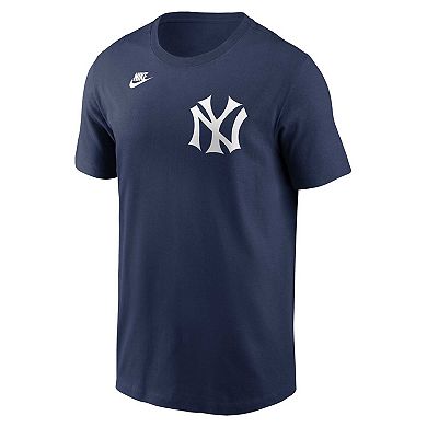 Men's Nike Derek Jeter Navy New York Yankees Cooperstown Collection Fuse Name & Number T-Shirt