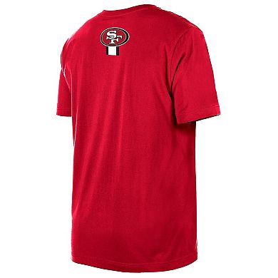 Men's New Era Scarlet San Francisco 49ers 3rd Down Domestic T-Shirt