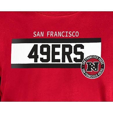 Men's New Era Scarlet San Francisco 49ers 3rd Down Domestic T-Shirt