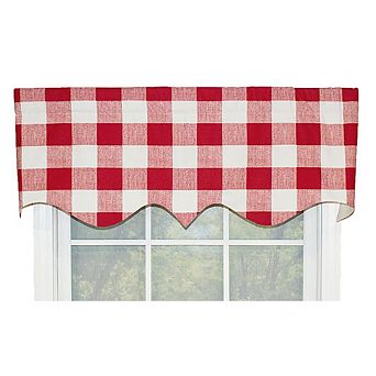 Grande Check Style Regal All Season Valance 3" Rod Pocket