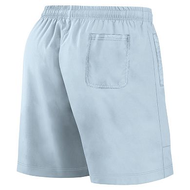 Men's Fanatics Light Blue Milwaukee Brewers Elements Swim Shorts