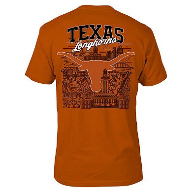 Men's Burnt Orange Texas Longhorns City Line T-Shirt
