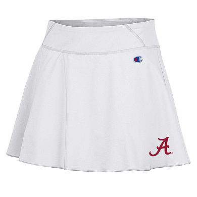 Women's Champion White Alabama Crimson Tide Tailgate Soft Touch Skort