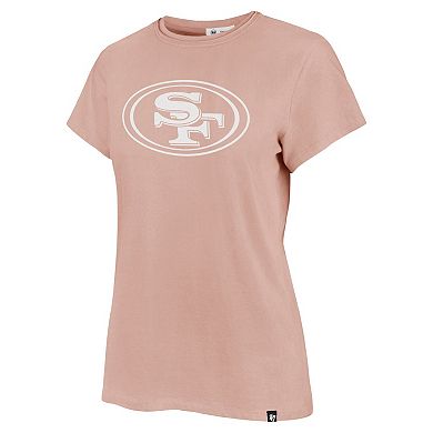 Women's '47 Light Pink San Francisco 49ers Premier Frankie T-Shirt