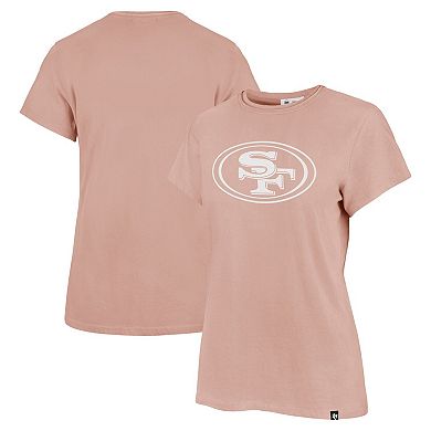 Women's '47 Light Pink San Francisco 49ers Premier Frankie T-Shirt