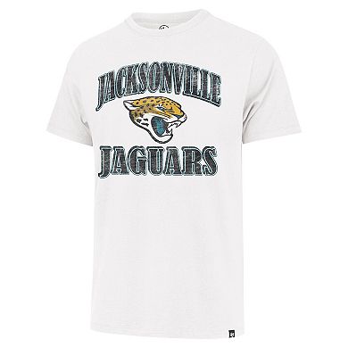 Men's '47 White Jacksonville Jaguars Overrun Franklin T-Shirt
