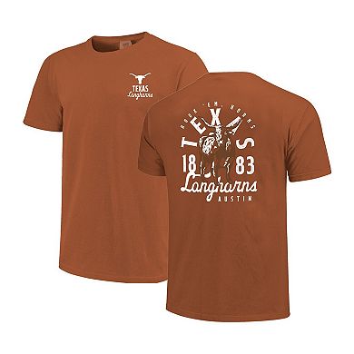 Men's Texas Orange Texas Longhorns Comfort Colors Mascot Overlay T-Shirt