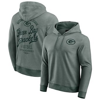 Men's Darius Rucker Collection by Fanatics Green Green Bay Packers Tonal Knit Pullover Hoodie