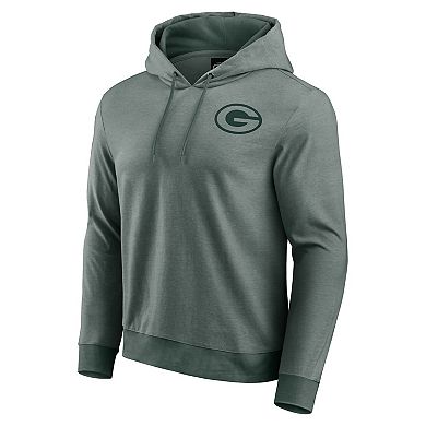 Men's Darius Rucker Collection by Fanatics Green Green Bay Packers Tonal Knit Pullover Hoodie