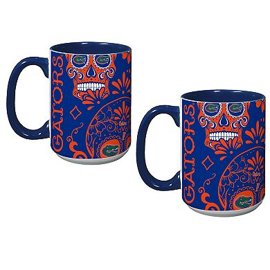 Florida Gators Two-Pack Dia De Los Muertos Mug Set