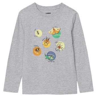 Husky Boys 10-20 Lands' End Long Sleeve Graphic Tee