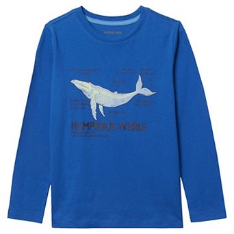 Husky Boys 10-20 Lands' End Long Sleeve Graphic Tee