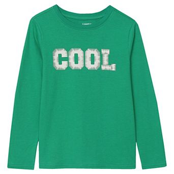 Husky Boys 10-20 Lands' End Long Sleeve Graphic Tee