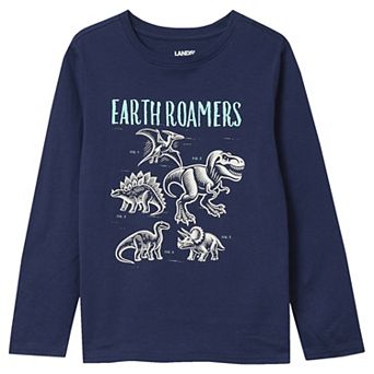 Husky Boys 10-20 Lands' End Long Sleeve Graphic Tee