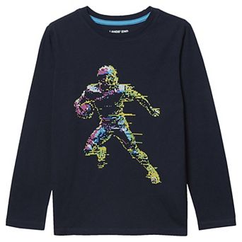 Husky Boys 10-20 Lands' End Long Sleeve Graphic Tee