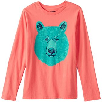 Husky Boys 10-20 Lands' End Long Sleeve Graphic Tee