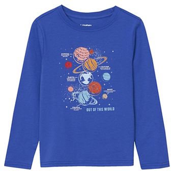 Husky Boys 10-20 Lands' End Long Sleeve Graphic Tee